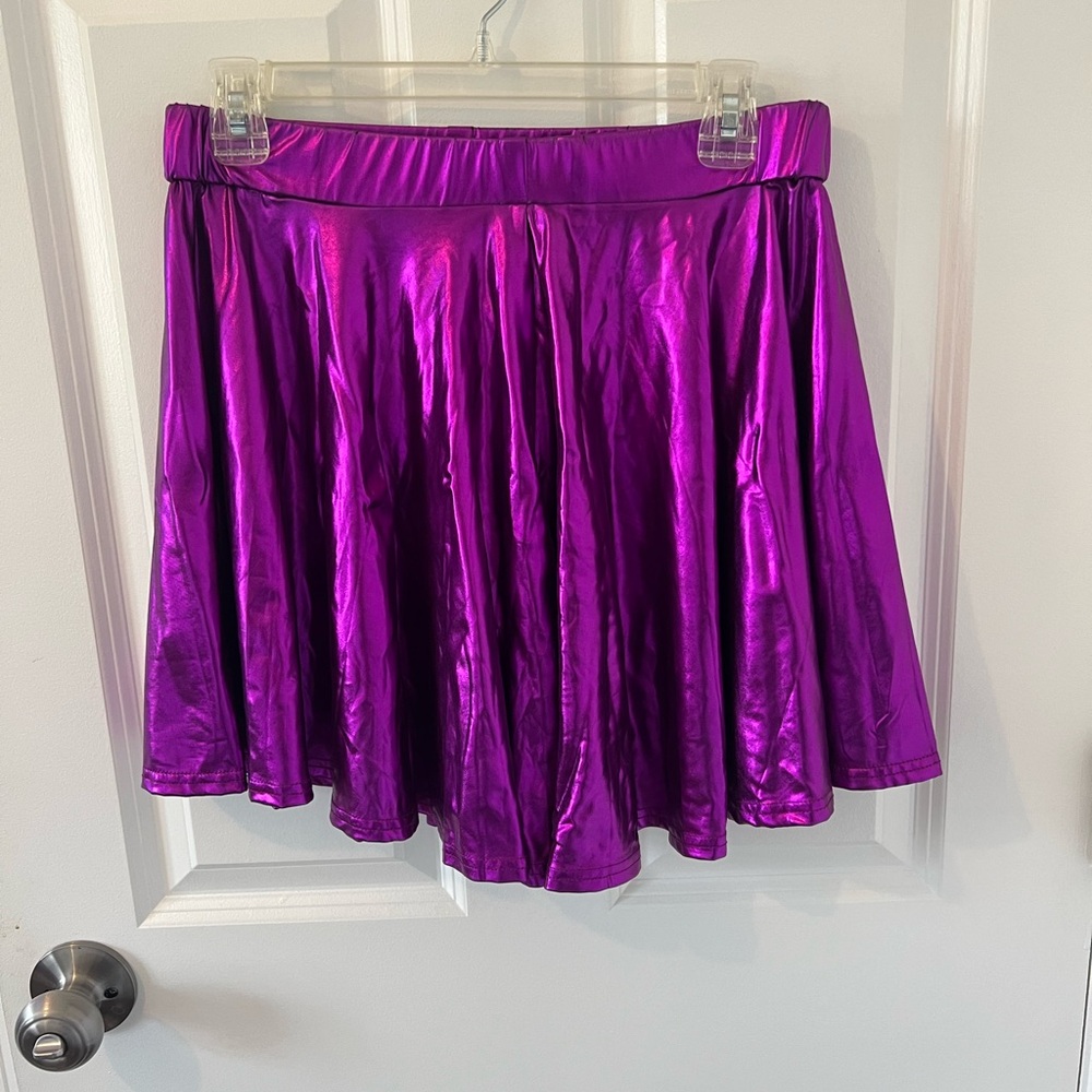 Purple mini skirt - Size large